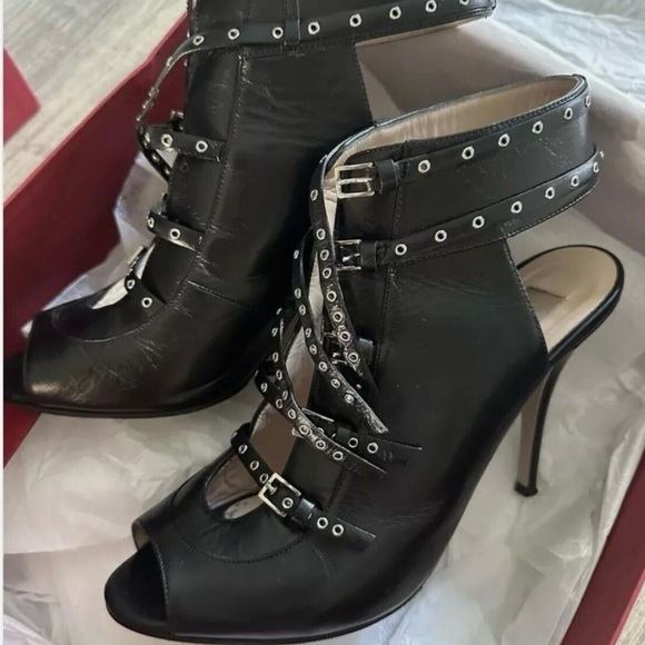 Valentino Black Studded Women's Shoes - Picture 11 of 16
